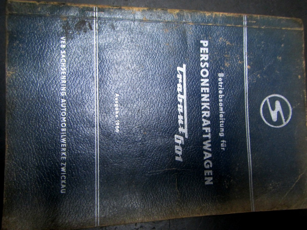 Betriebsanleitung Trabant 601 Handbuch 1966 (C17374) | ***sixpoints