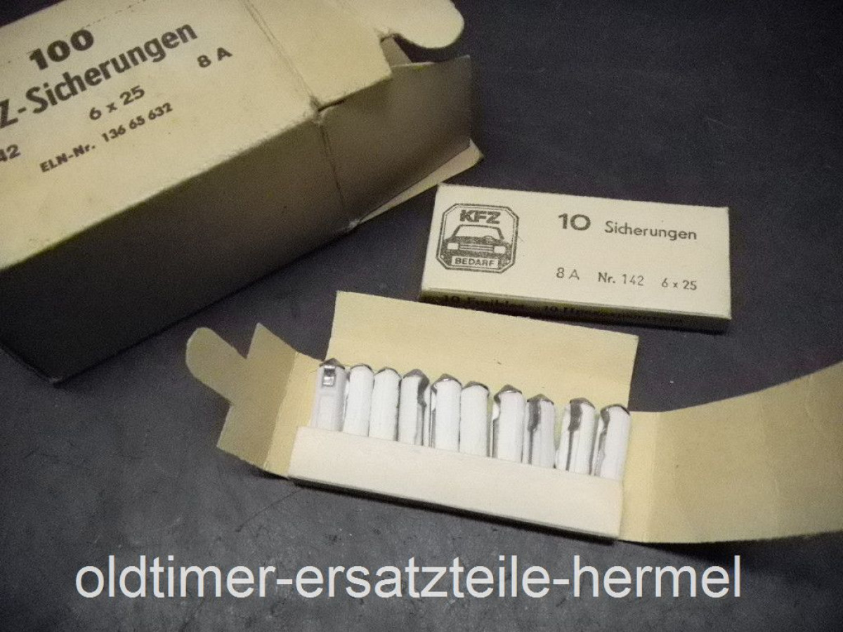 BOJACK 20 Stück Keramik-Sicherungen 20A 250V – 6x30 Mm, Slow-Blow, Zeitverzögerung, Für Elektronik