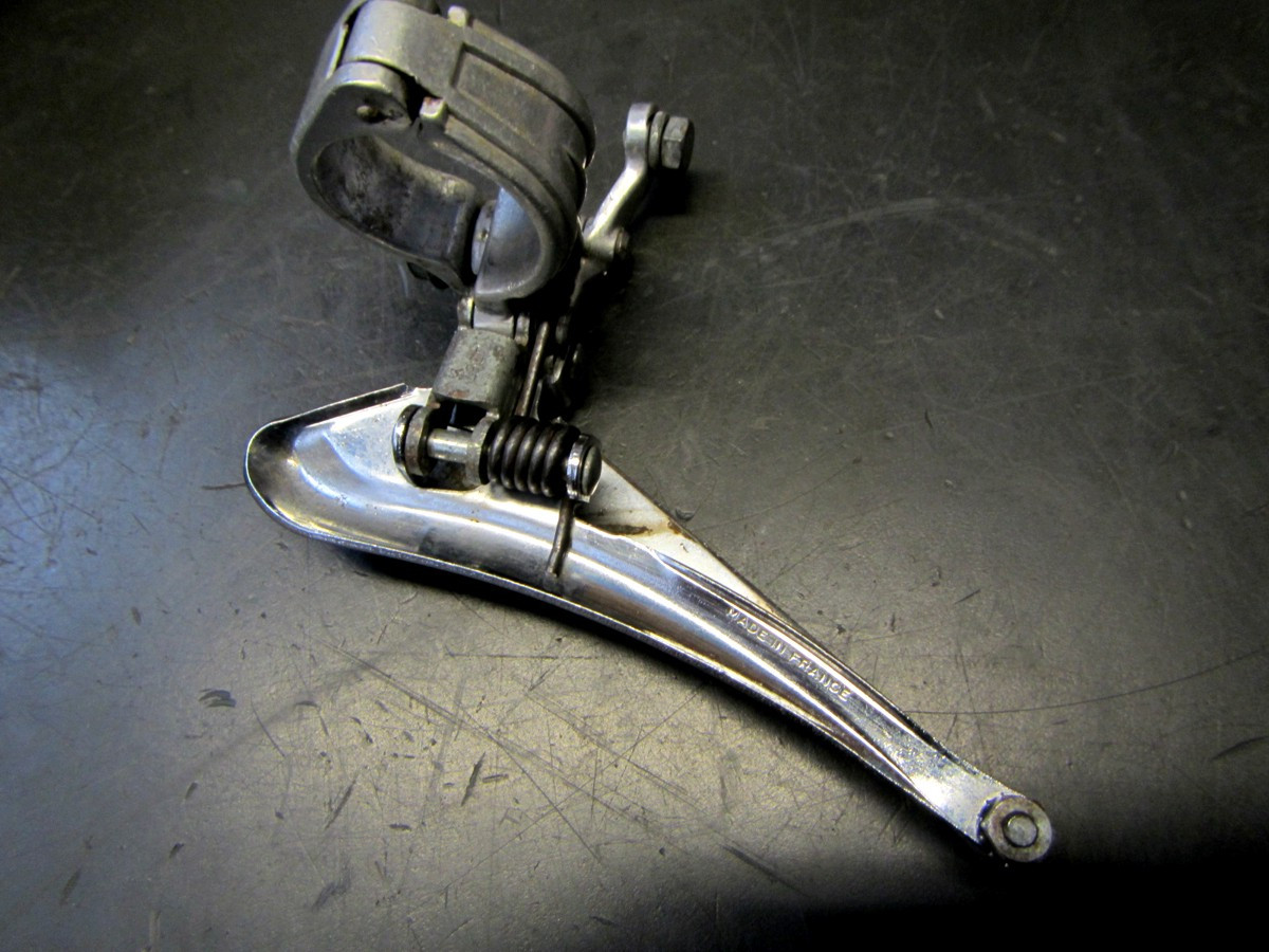 Jeu De Leviers De Vitesses Vintage Sachs Huret Pour Guidole - Montage Sur Tube, Friction, Argent