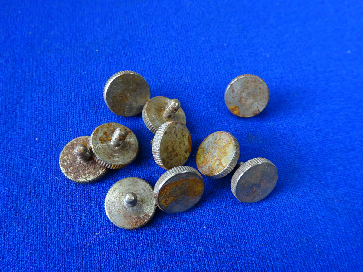 QUARKZMAN Rändelschrauben M8x60mm 2 Stück - Edelstahl 304 Klemmknöpfe