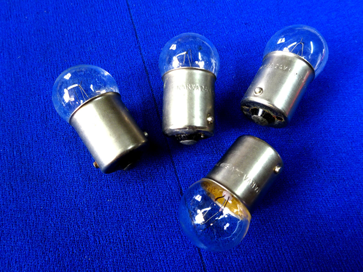 Glühlampe 24 Volt 5 Watt 4 Stk. Ba15s IFA NVA (25915) | ***sixpoints ...