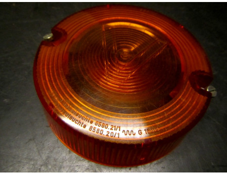Glas Kappe Anbauleuchte Blinkleichte IFA Fortschritt (11165)