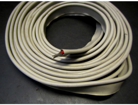 Keder Kunstleder 5 x 23 mm Grau f. Oldtimer 7,5 m (12259)