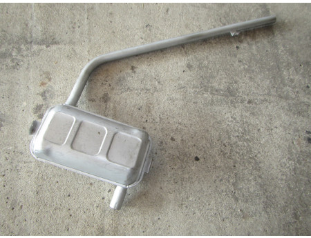 Auspuff Nachschalldämpfer Trabant aluminiert (C12816)