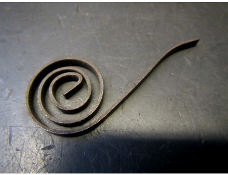 Flachformfeder Spiralfeder Flachstahlfeder Türschloss (13009)