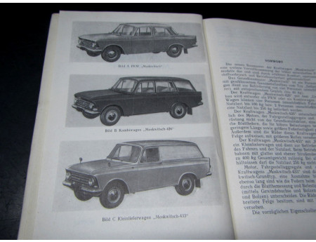 Reparaturbuch Moskwitsch 412 426 433 Wartung (C13982)