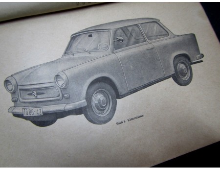 Betriebsanleitung Trabant Handbuch 1965 (C15197)
