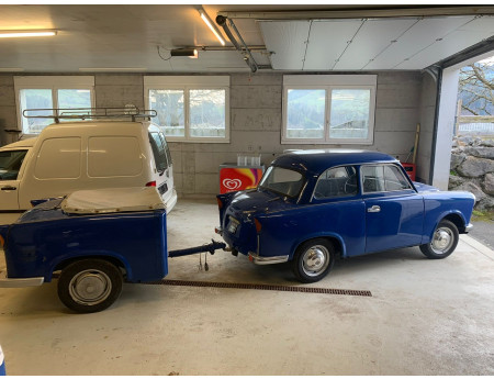 Trabant 500 P50 + passend Trabant-Anhänger (29702)