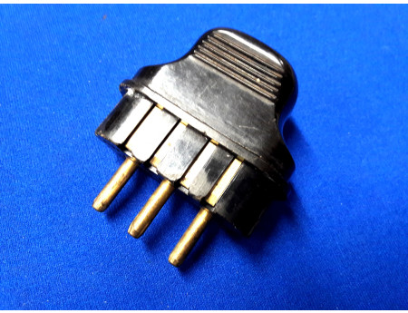 Kraftstrom-Stecker9929 DDR Bakelit (28943)