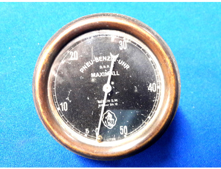 Maximall Pneu-Benzin-Uhr D.R.P. (28956)