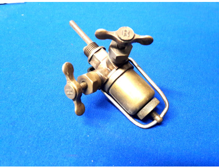 S&D Benzinhahn Messing D.R.G.M. Vorkrieg (28959)
