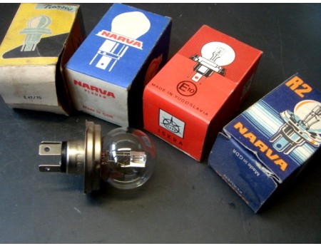 R2 6 Volt Glühlampe 45 / 40 W 2 Stk.  Bilux Wartburg Trabant B1000 (C0042)