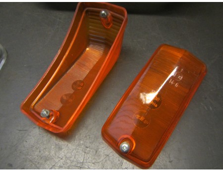 Blinkerkappe Glas Blinkleuchte 1 Stück Wartburg NEU (C2592)