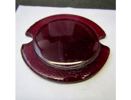 Glasscheibe rot Rückleuchte Glas 44 mm (4150)