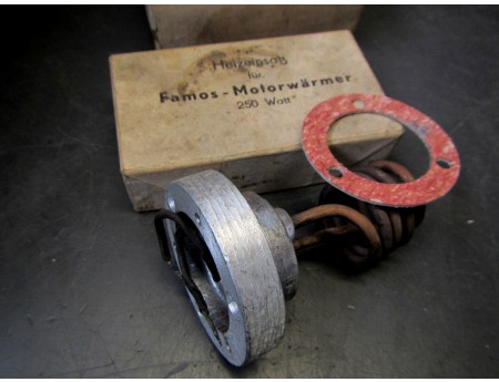 Motorvormärmer Famos Heizeinsatz 250 W Neu (10236)