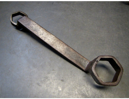 Ringschlüssel 33/37 Schraubenschlüssel antik geschmiedet (10338)