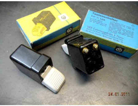 Wartburg 311 Tastenschalter TAS grau Trabant 500 Neu (0074)
