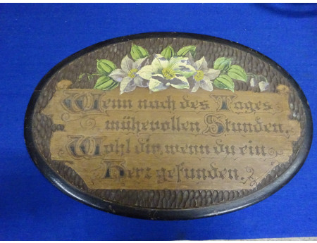 Holz-Spruch geschnitzt Handarbeit 35 x 51 cm (28422)