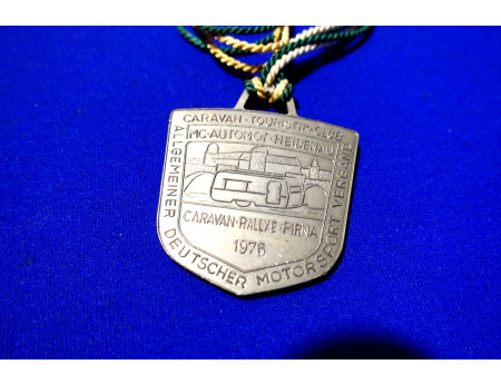 Plakette Caravan Touristik Club Heidenau Pirna 1976 (29103)