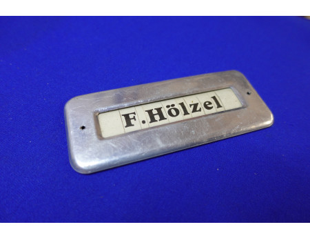 Türschild F. Hölzel Namensschild 135 x 55 (29135)