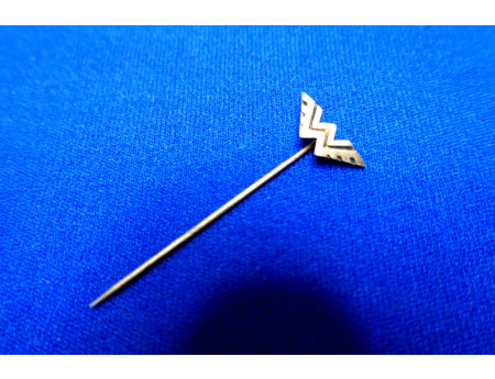 Wanderer Anstecknadel massiv, Silber, neuwertig (29161)