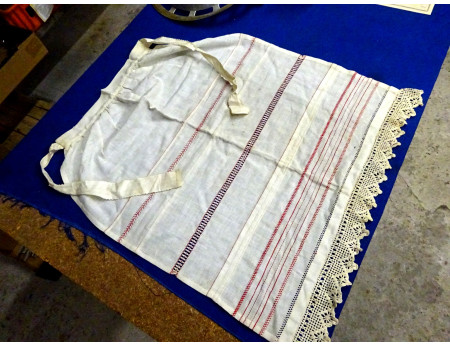 Schürze Leinen ca. 56 x 68 cm Vorbinder (28799)