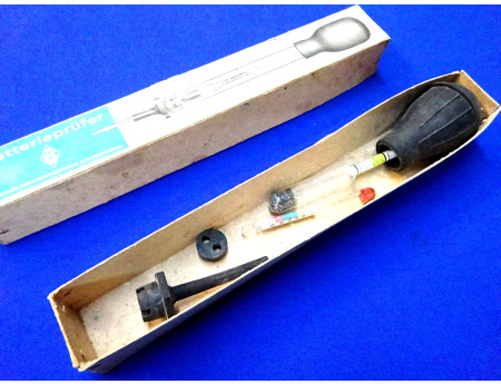 Batterieprüfer Säureheber Frostschutzprüfer IFA DDR (26471)
