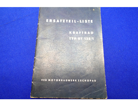 Ersatzteil-Katalog MZ RT 125/1 (29204)