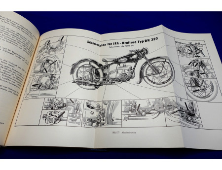 Betriebsanleitung IFA BK 350 ungelesen Handbuch 1954 (29208)