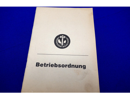 PGH Betriebsordnung 1965 (29211)