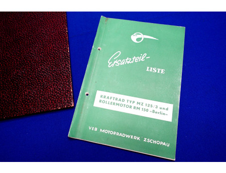 Ersatzteilliste MZ RT 125/3 Rollermotor RM 150 Berlin (29212)