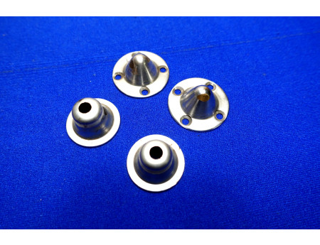 Verdeck-Teile Messing / Chrom Schale / Dorn (29220)