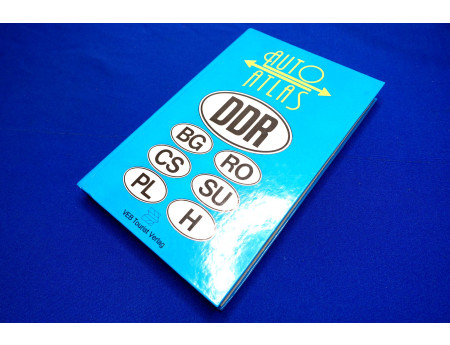 Auto Reise-Atlas DDR 1988 + RGW ungelesen (29225)
