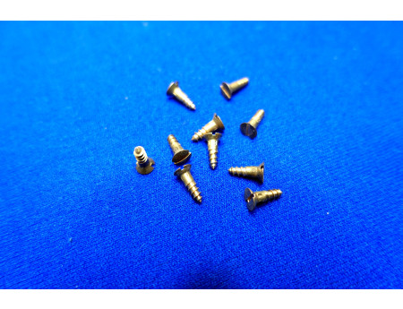 Messing Schlitz-Holzschraube 3 x 8 mm 10 Stk. (29273)