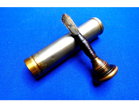 Ölpinsel mit Behälter Messing (29399)