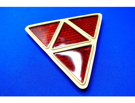 Rückstrahler Echtglas Dreieck 185 mm (29404)