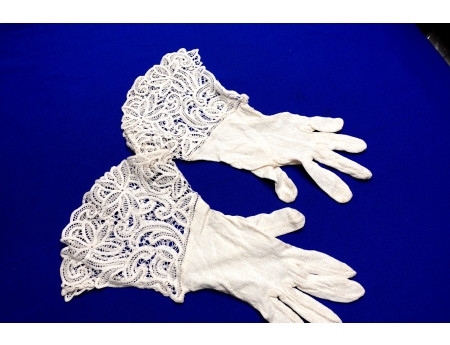 Spitzenhandschuhe Baumwolle Damenhandschuh (29415)