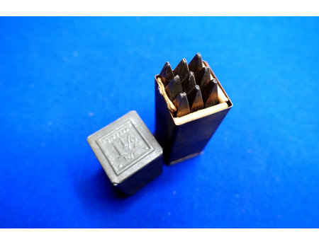 Schlagzahlen 1 1/2 mm Ziffern-Schlagstempel DDR (29668)