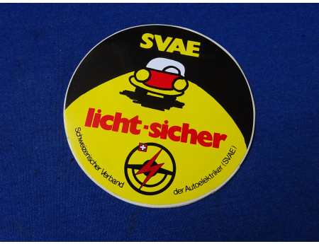 SVAE Aufkleber Lichtsicher 100 mm Schweiz (26845)