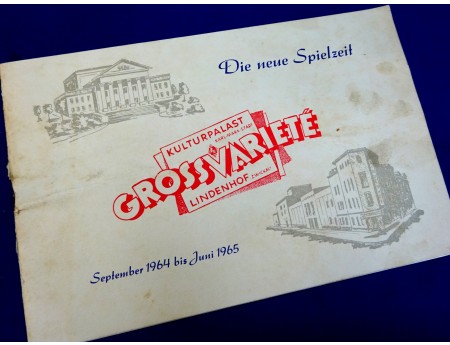 Kulturpalast Chemnitz Spielplan 64/65 Lindenhof Zwickau (24845)