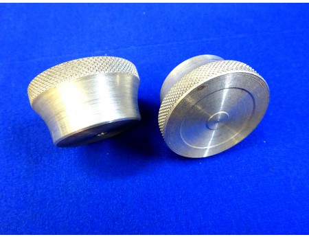 Aluminium Knebel 40 x 20 mm Rändelmutter IFA DDR (24988)