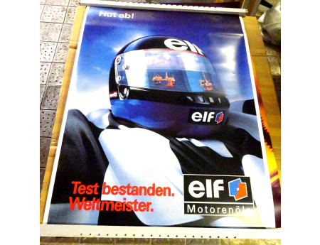 Plakat Minol Elf Motorenöle Weltmeister Schumacher 114x153 cm (27060)