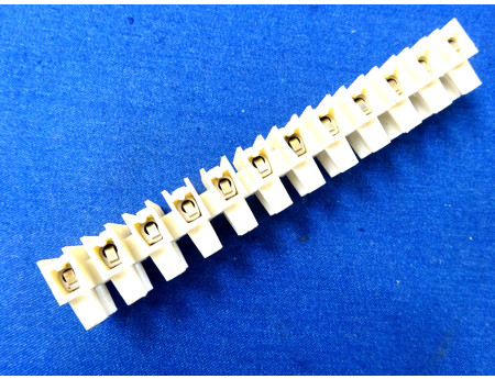 Lüsterklemme 4 mm² Leiste 12 Stk. DDR (27147)
