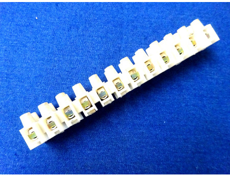 Lüsterklemme 2,5 mm² Leiste 12 Stk. DDR (27149)