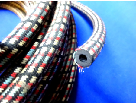 Luftpumpen-Schlauch 4,5/10 mm Luftschlauch textil DDR (27174)