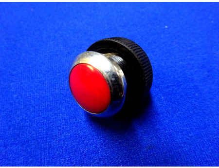 Kontroll-Leuchte rot Alu Messing Ba10s (27347)