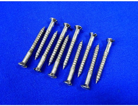 Linsenkopf Holzschraube 5 x 45 mm Chrom 10 Stk. (25323)
