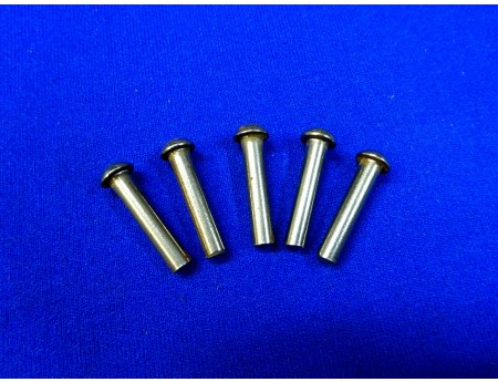 Rundkopfniet 5 x 25 mm 5 Stück Stahl, blank (25399)