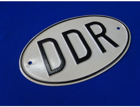 DDR Schild Blechschild groß Wartburg Trabant 240x145 mm (3226)