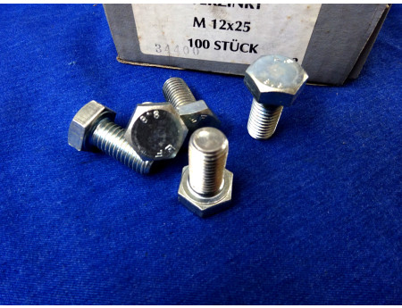 Sechskantschraube 8.8 M12 x 25 M12 x 1,75 mm 5 Stück (25472)